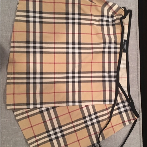 burberry wrap skirt